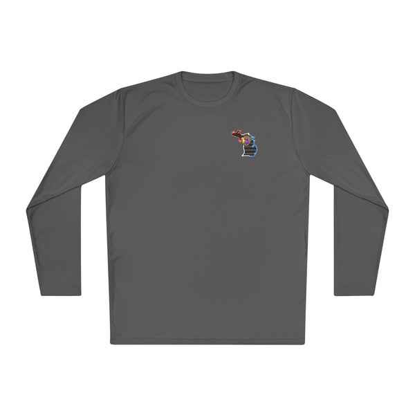 Lighting Up  - Lightweight Long Sleeve Tee MICHIGAN