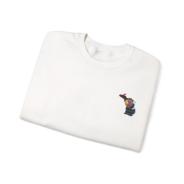 Lighting Up -  Crewneck Sweatshirt MICHIGAN