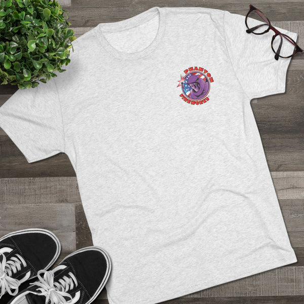 Lighting Up- Tri Blend T