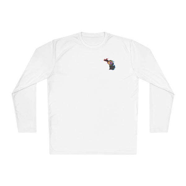Lighting Up  - Lightweight Long Sleeve Tee MICHIGAN