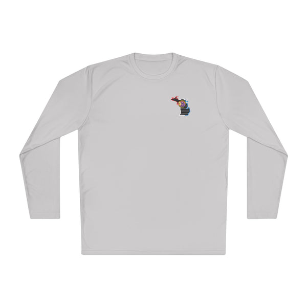 Lighting Up  - Lightweight Long Sleeve Tee MICHIGAN
