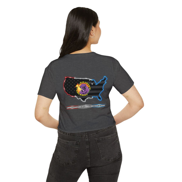 Lighting Up - Women's Festival Crop Top -