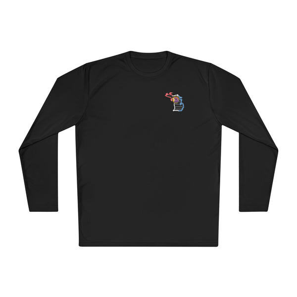 Lighting Up  - Lightweight Long Sleeve Tee MICHIGAN