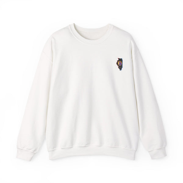 Lighting Up - Crewneck Sweatshirt ILLINOIS