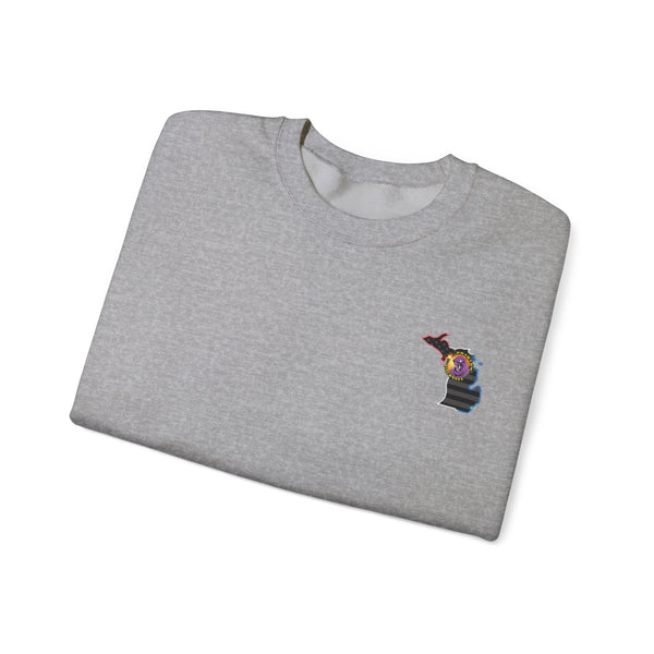 Lighting Up -  Crewneck Sweatshirt MICHIGAN