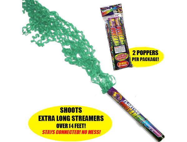 Floating Streamer Poppers 2 pcs