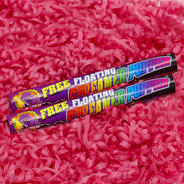 Free Floating Streamer Popper - 2pc