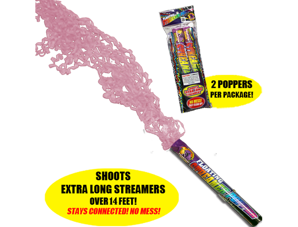 Floating Streamer Poppers 2 pcs