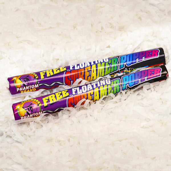 Free Floating Streamer Popper - 2pc
