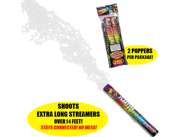 Floating Streamer Poppers 2 pcs