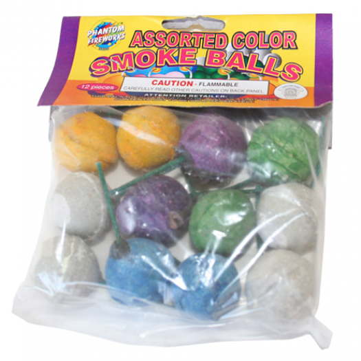 Color Smoke Balls 12 pcs or 72 pcs