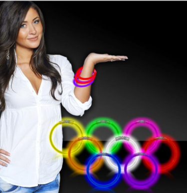 Tube of 50 Glow 8" Bracelets