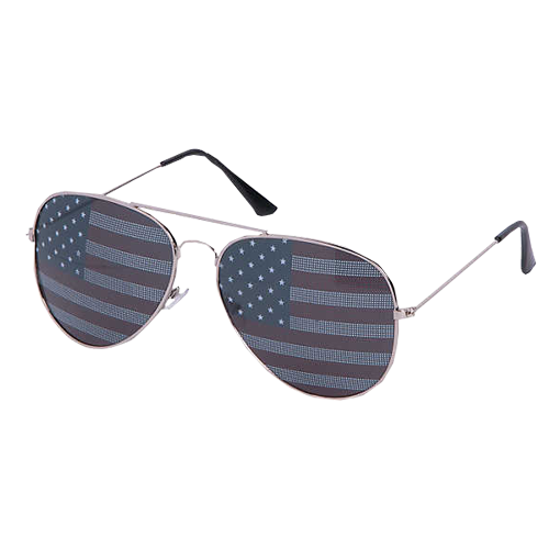 USA Flag Aviator Sunglasses
