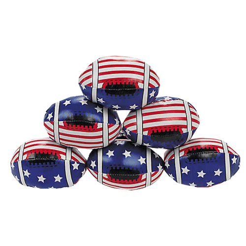 Stars & Stripes Footballs - 12 pcs