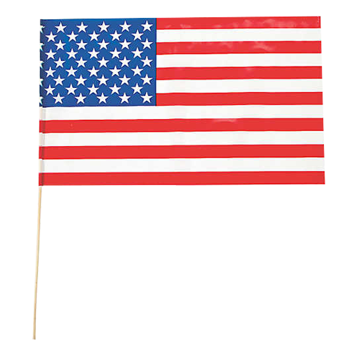 American Flag - 18in x 11in - 12 pcs