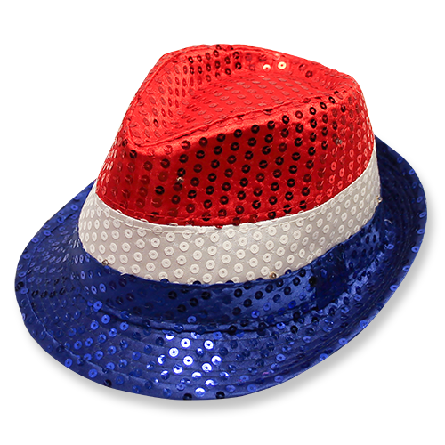 Light-Up Sequin Fedora Hat