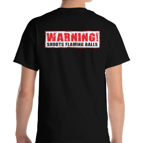 Shoots Flaming Balls T-Shirt