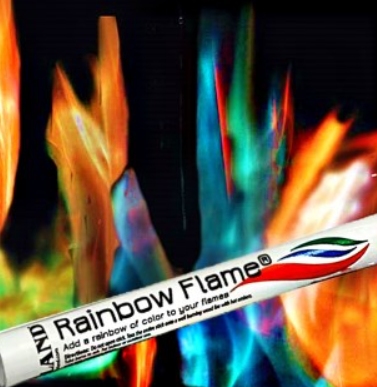 Rainbow Flame Stick