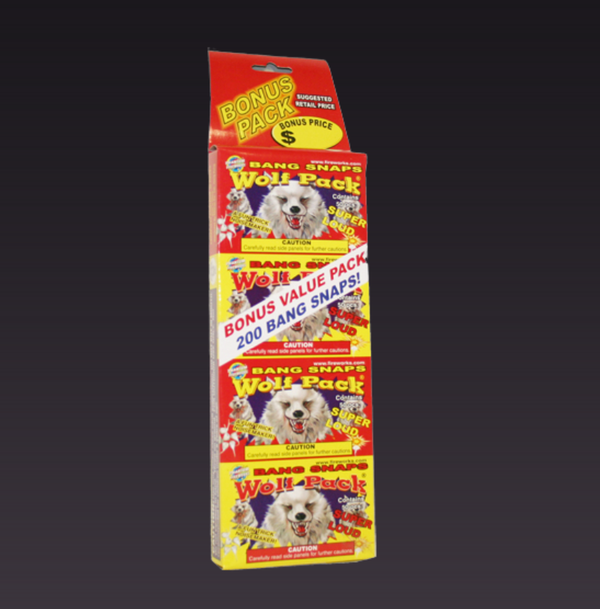 Snaps Wolfpack - 4 pks of 50