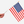 Load image into Gallery viewer, Polyester USA Flag - 7.5in x 11.5in - 12 pcs