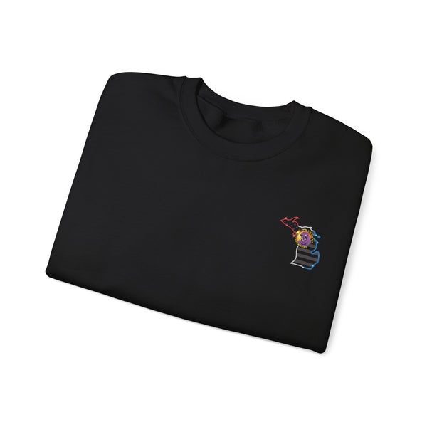 Lighting Up -  Crewneck Sweatshirt MICHIGAN