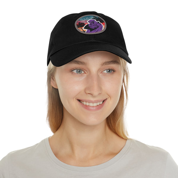 Summer Logo Hat with Leather Patch (Round)