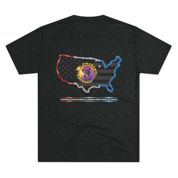 Lighting Up- Tri Blend T