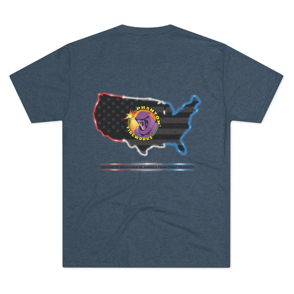 Lighting Up- Tri Blend T