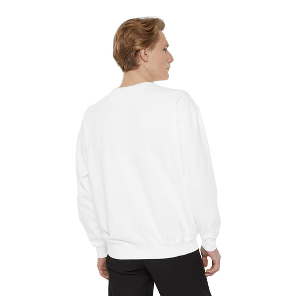 Phantom Fireworks Script Sweatshirt — Garment-Dyed Crewneck