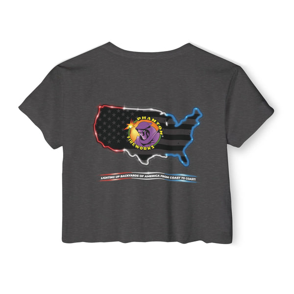 Copy of Lighting Up - Women's Festival Crop Top -