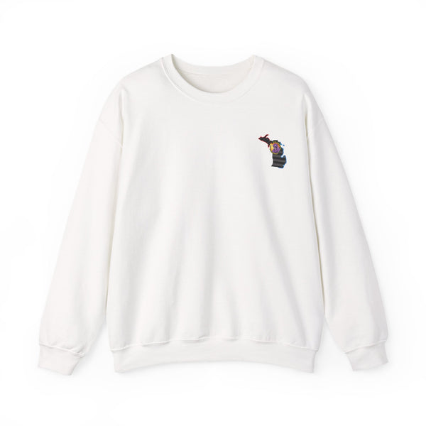 Lighting Up -  Crewneck Sweatshirt MICHIGAN