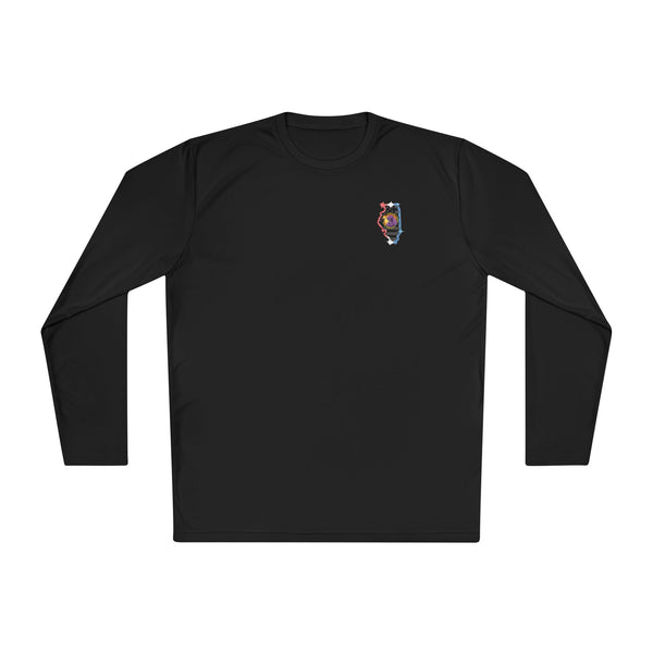 Lighting Up - Lightweight Long Sleeve Tee ILLINOIS
