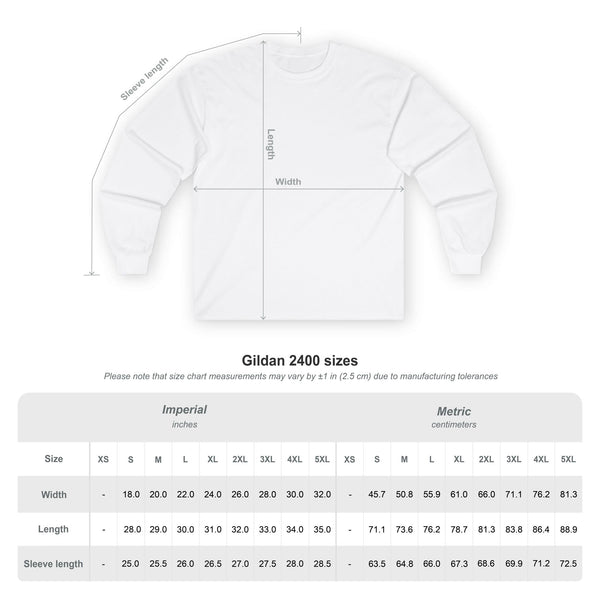 Phantom Fireworks Unisex Long Sleeve Tee -  Fun Graphic Cotton Shirt