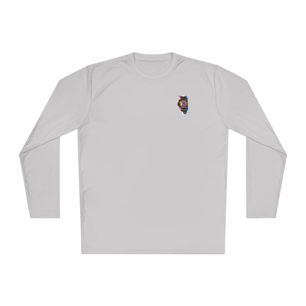Lighting Up - Lightweight Long Sleeve Tee ILLINOIS