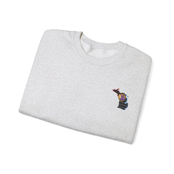 Lighting Up -  Crewneck Sweatshirt MICHIGAN