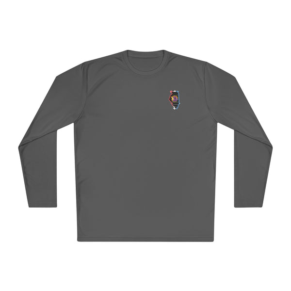 Lighting Up - Lightweight Long Sleeve Tee ILLINOIS