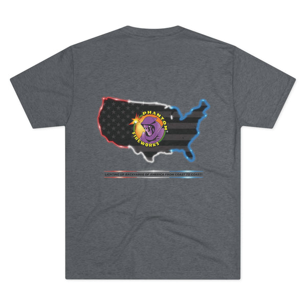 Lighting Up- Tri Blend T