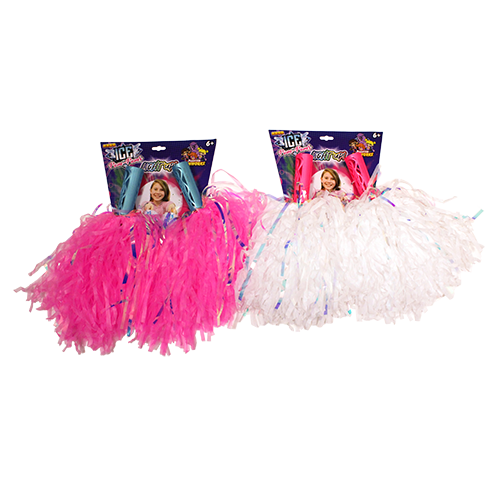 Light Up Ice Poms  2 pcs