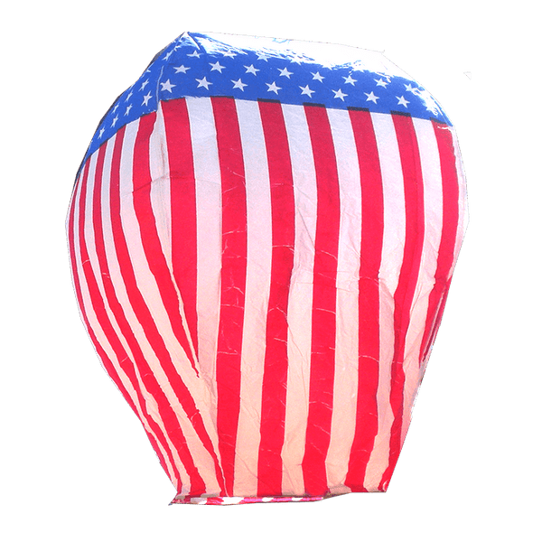 American Flag Sky Lantern