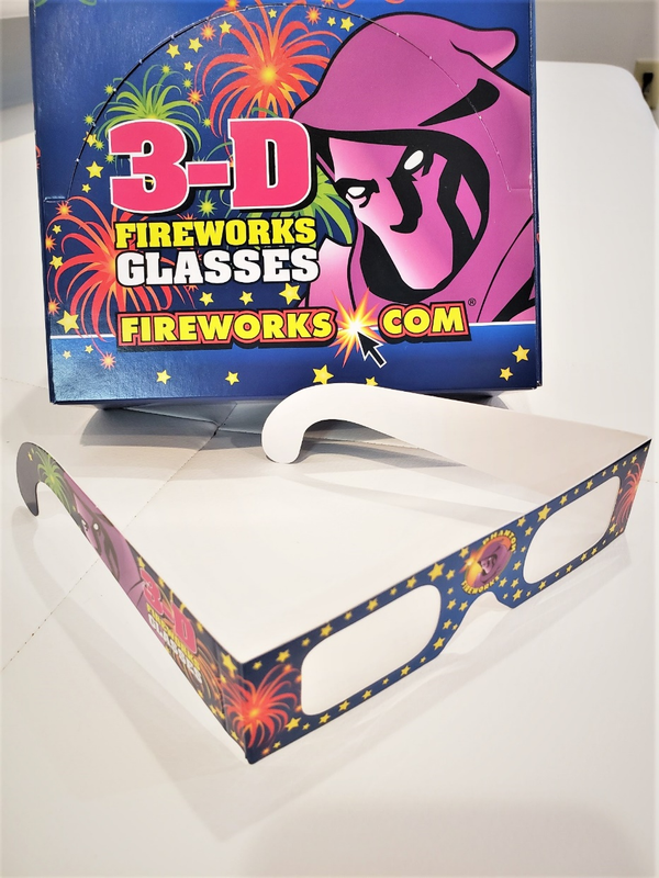 3-D Fireworks Glasses - 50pcs