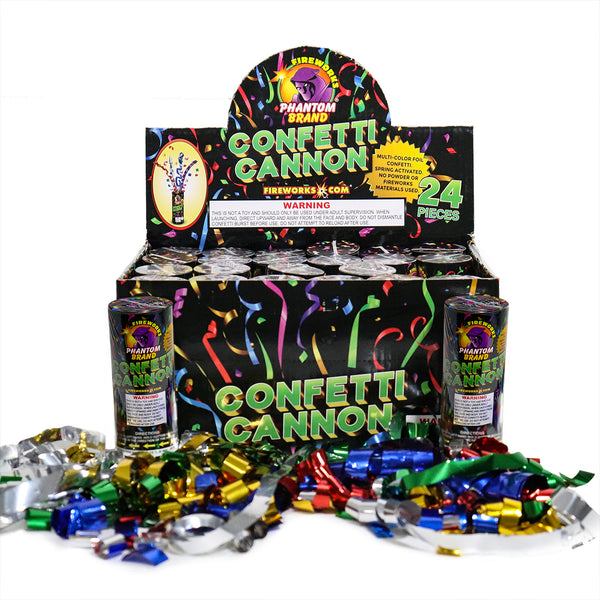 Confetti Cannon 4" Party Poppers