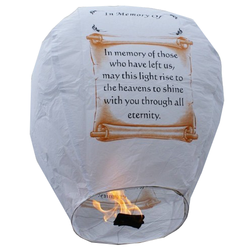 Memorial Sky Lantern - 5pcs