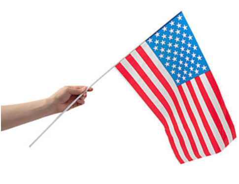 American Flag - 18in x 11in - 12 pcs